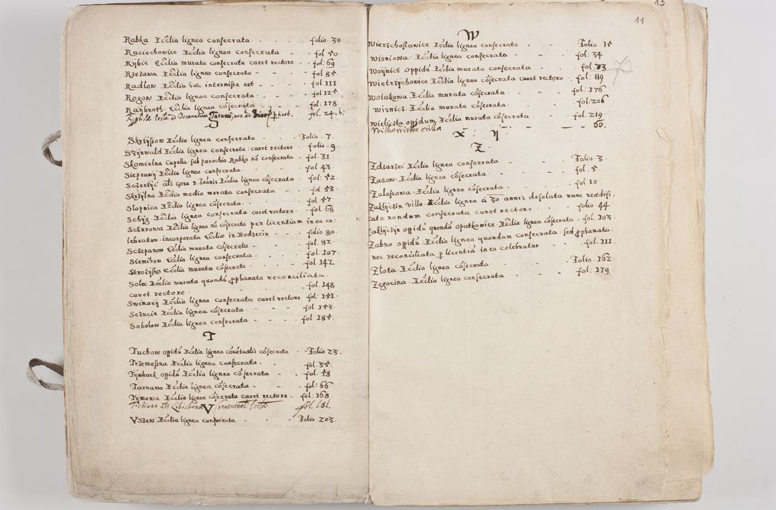 Zdjęcie nr 11 dla obiektu archiwalnego: Acta visitationis exterioris decanatuum Tarnoviensis, Dobcicensis, Woynicensis, Opatowiensis, Lypnicensis et Wielicensis ad Archidiaconatum Cracoviensis pertinentium per venerabilem Christophorum Cazimirski Praepositum Tarnoviensis mandato Illustrissimi Principis et Domini Domini Georgini Divina Miseratione S. R. Ecclessia Tituli S. Sixti Card. Praesbyteri Rzadziwł nuncupati Episcopatus Cracoviensis et Ducatus Severiensis administratoris perpetui in Olica et Neswiesz Ducis et ex commissione admodum Rndi. Dni. D. Stanislai Crasinski Archidiaconi in spiritualibus vicarii et generalis officialis Cracoviensis etc. etc.