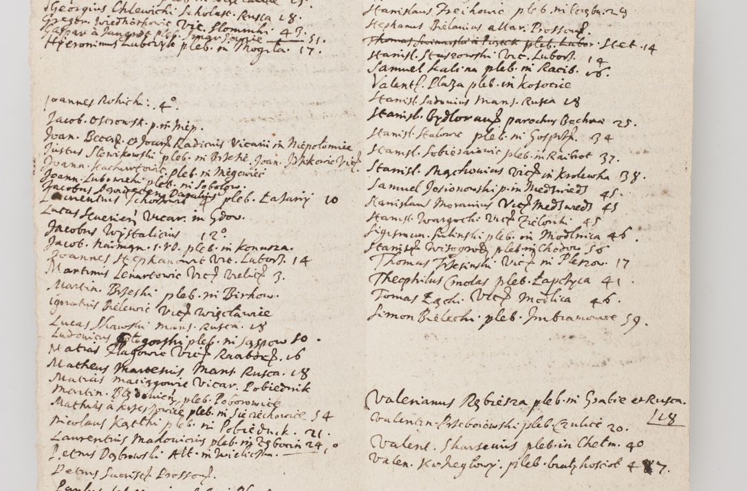 Zdjęcie nr 269 dla obiektu archiwalnego: Acta visitationis exterioris decanatuum Tarnoviensis, Dobcicensis, Woynicensis, Opatowiensis, Lypnicensis et Wielicensis ad Archidiaconatum Cracoviensis pertinentium per venerabilem Christophorum Cazimirski Praepositum Tarnoviensis mandato Illustrissimi Principis et Domini Domini Georgini Divina Miseratione S. R. Ecclessia Tituli S. Sixti Card. Praesbyteri Rzadziwł nuncupati Episcopatus Cracoviensis et Ducatus Severiensis administratoris perpetui in Olica et Neswiesz Ducis et ex commissione admodum Rndi. Dni. D. Stanislai Crasinski Archidiaconi in spiritualibus vicarii et generalis officialis Cracoviensis etc. etc.