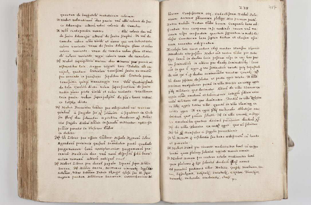 Zdjęcie nr 259 dla obiektu archiwalnego: Acta visitationis exterioris decanatuum Tarnoviensis, Dobcicensis, Woynicensis, Opatowiensis, Lypnicensis et Wielicensis ad Archidiaconatum Cracoviensis pertinentium per venerabilem Christophorum Cazimirski Praepositum Tarnoviensis mandato Illustrissimi Principis et Domini Domini Georgini Divina Miseratione S. R. Ecclessia Tituli S. Sixti Card. Praesbyteri Rzadziwł nuncupati Episcopatus Cracoviensis et Ducatus Severiensis administratoris perpetui in Olica et Neswiesz Ducis et ex commissione admodum Rndi. Dni. D. Stanislai Crasinski Archidiaconi in spiritualibus vicarii et generalis officialis Cracoviensis etc. etc.