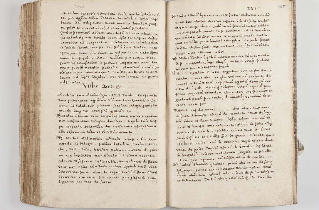 Zdjęcie nr 258 dla obiektu archiwalnego: Acta visitationis exterioris decanatuum Tarnoviensis, Dobcicensis, Woynicensis, Opatowiensis, Lypnicensis et Wielicensis ad Archidiaconatum Cracoviensis pertinentium per venerabilem Christophorum Cazimirski Praepositum Tarnoviensis mandato Illustrissimi Principis et Domini Domini Georgini Divina Miseratione S. R. Ecclessia Tituli S. Sixti Card. Praesbyteri Rzadziwł nuncupati Episcopatus Cracoviensis et Ducatus Severiensis administratoris perpetui in Olica et Neswiesz Ducis et ex commissione admodum Rndi. Dni. D. Stanislai Crasinski Archidiaconi in spiritualibus vicarii et generalis officialis Cracoviensis etc. etc.