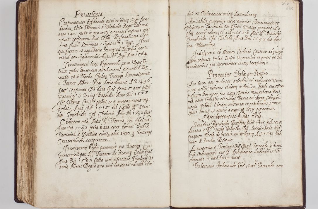 Zdjęcie nr 339 dla obiektu archiwalnego: Visitatio seconda Ecclesiae et Conventus Sacra tituli Corporis Christi Cracoviae in Cazimiria