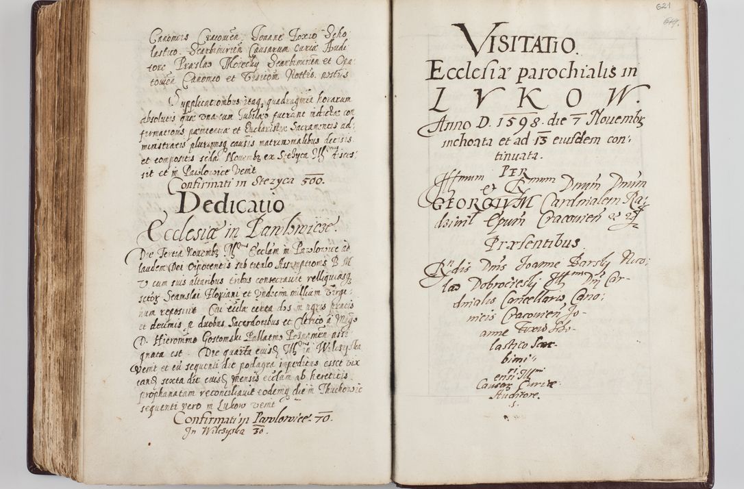 Zdjęcie nr 328 dla obiektu archiwalnego: Visitatio seconda Ecclesiae et Conventus Sacra tituli Corporis Christi Cracoviae in Cazimiria