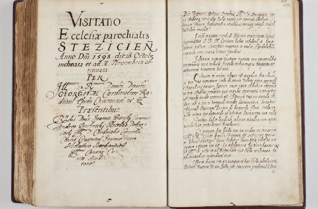 Zdjęcie nr 322 dla obiektu archiwalnego: Visitatio seconda Ecclesiae et Conventus Sacra tituli Corporis Christi Cracoviae in Cazimiria