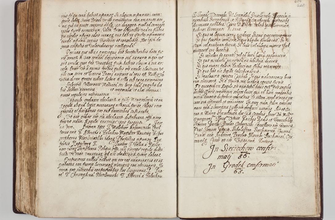 Zdjęcie nr 321 dla obiektu archiwalnego: Visitatio seconda Ecclesiae et Conventus Sacra tituli Corporis Christi Cracoviae in Cazimiria