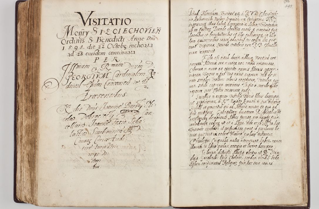 Zdjęcie nr 315 dla obiektu archiwalnego: Visitatio seconda Ecclesiae et Conventus Sacra tituli Corporis Christi Cracoviae in Cazimiria