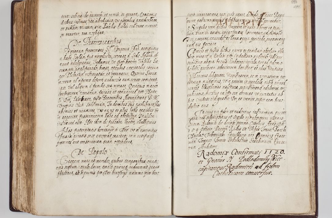 Zdjęcie nr 314 dla obiektu archiwalnego: Visitatio seconda Ecclesiae et Conventus Sacra tituli Corporis Christi Cracoviae in Cazimiria