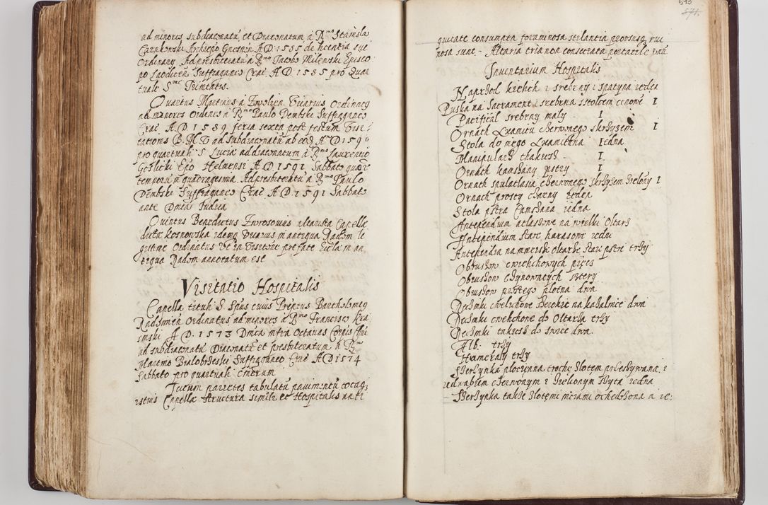 Zdjęcie nr 304 dla obiektu archiwalnego: Visitatio seconda Ecclesiae et Conventus Sacra tituli Corporis Christi Cracoviae in Cazimiria