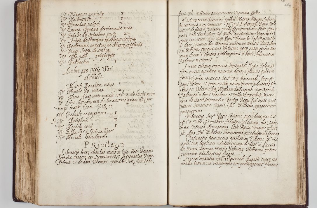 Zdjęcie nr 298 dla obiektu archiwalnego: Visitatio seconda Ecclesiae et Conventus Sacra tituli Corporis Christi Cracoviae in Cazimiria