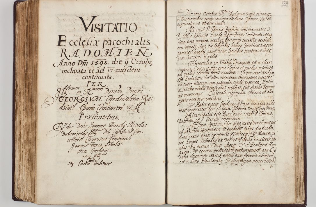 Zdjęcie nr 294 dla obiektu archiwalnego: Visitatio seconda Ecclesiae et Conventus Sacra tituli Corporis Christi Cracoviae in Cazimiria