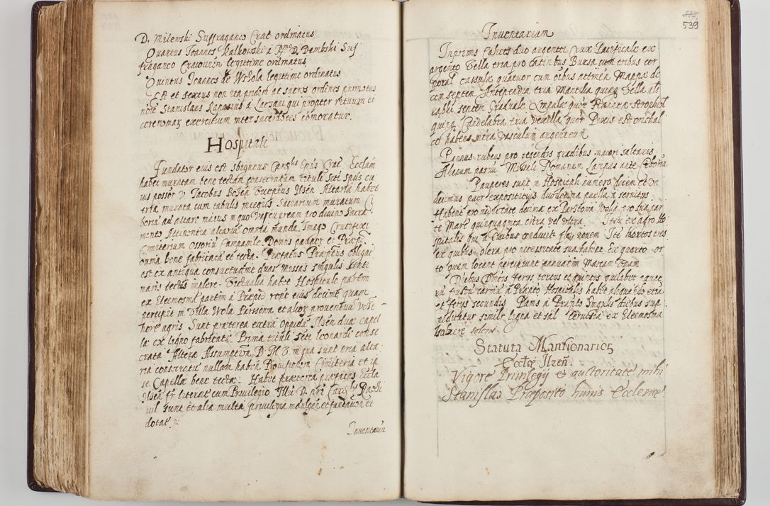 Zdjęcie nr 287 dla obiektu archiwalnego: Visitatio seconda Ecclesiae et Conventus Sacra tituli Corporis Christi Cracoviae in Cazimiria