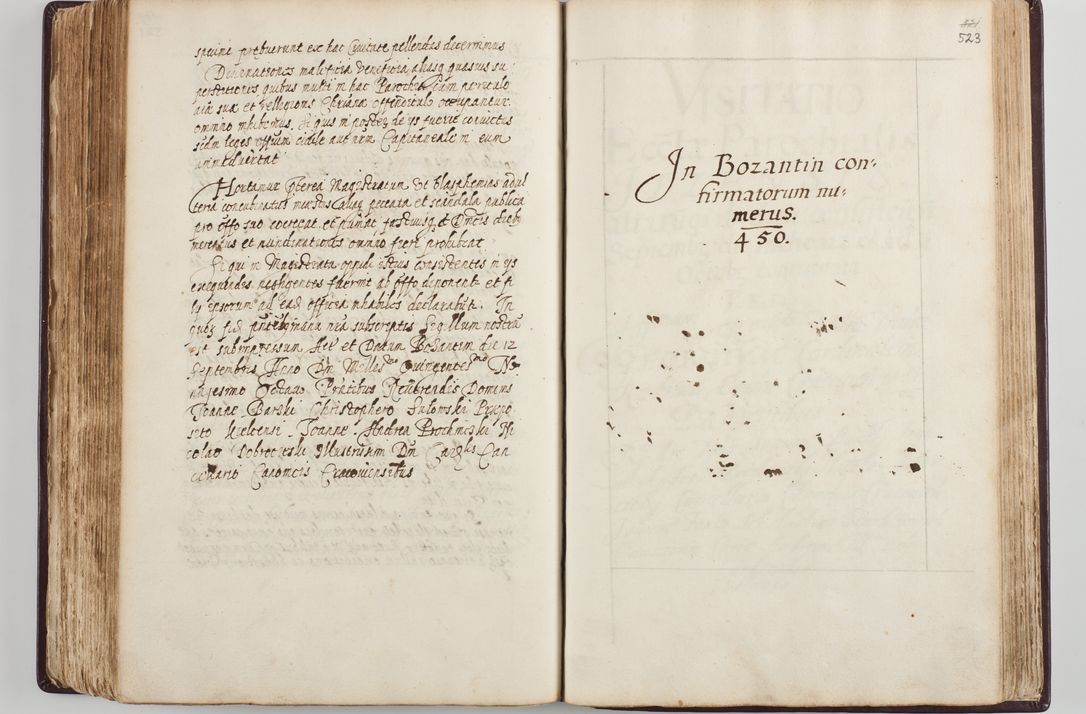 Zdjęcie nr 279 dla obiektu archiwalnego: Visitatio seconda Ecclesiae et Conventus Sacra tituli Corporis Christi Cracoviae in Cazimiria