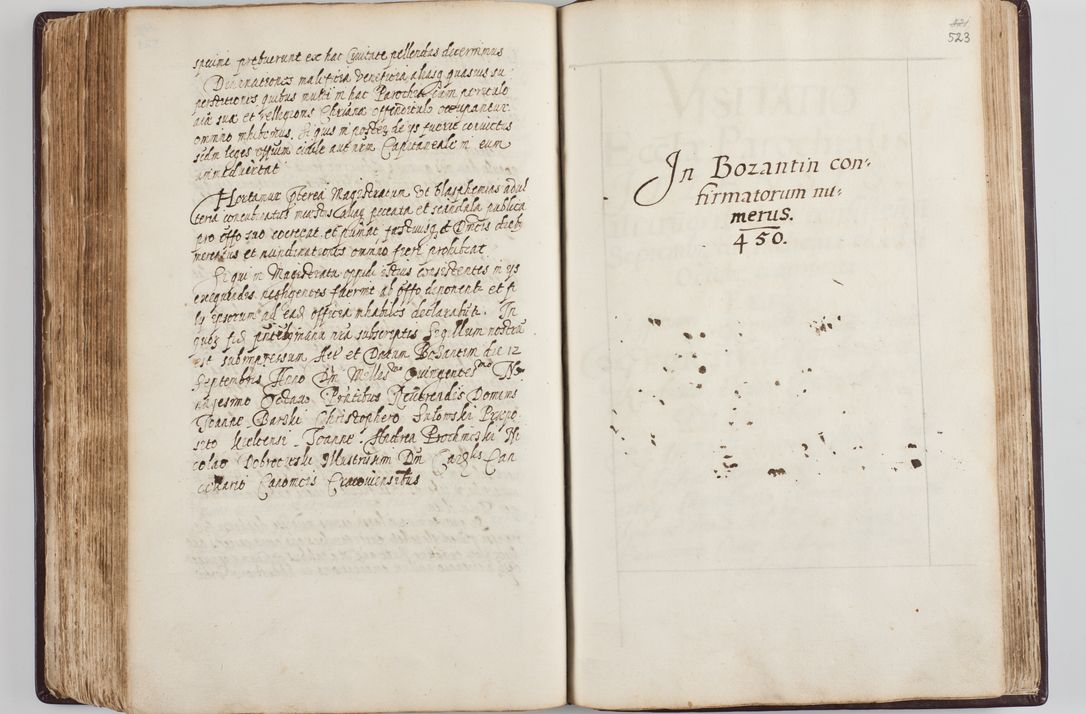 Zdjęcie nr 278 dla obiektu archiwalnego: Visitatio seconda Ecclesiae et Conventus Sacra tituli Corporis Christi Cracoviae in Cazimiria