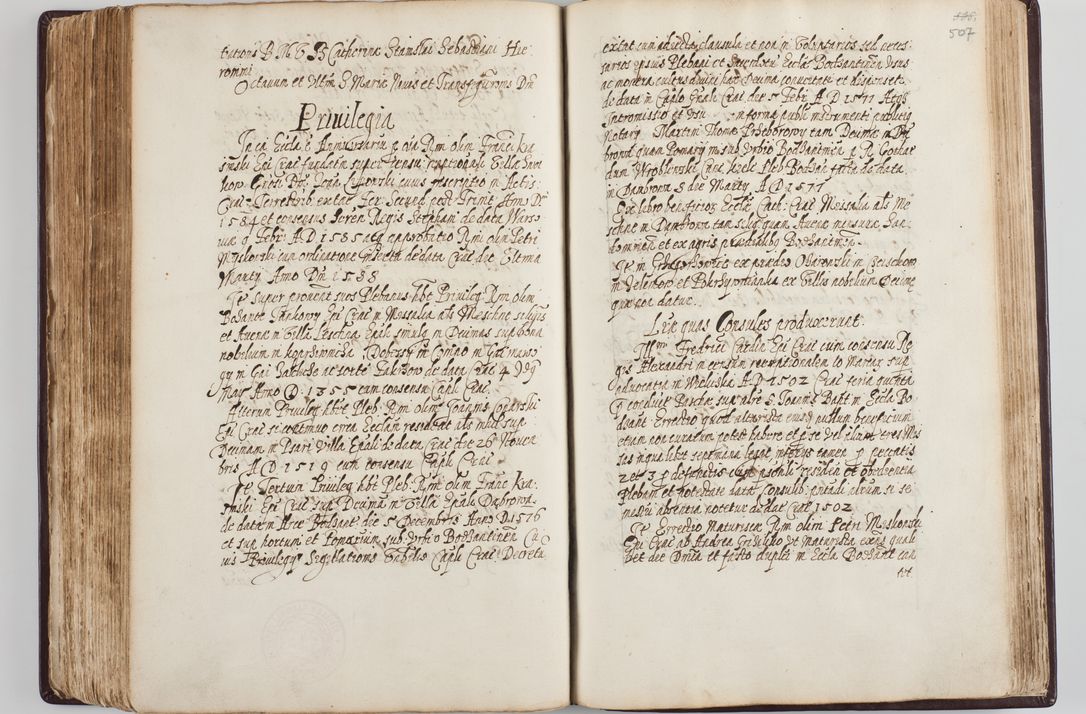 Zdjęcie nr 269 dla obiektu archiwalnego: Visitatio seconda Ecclesiae et Conventus Sacra tituli Corporis Christi Cracoviae in Cazimiria