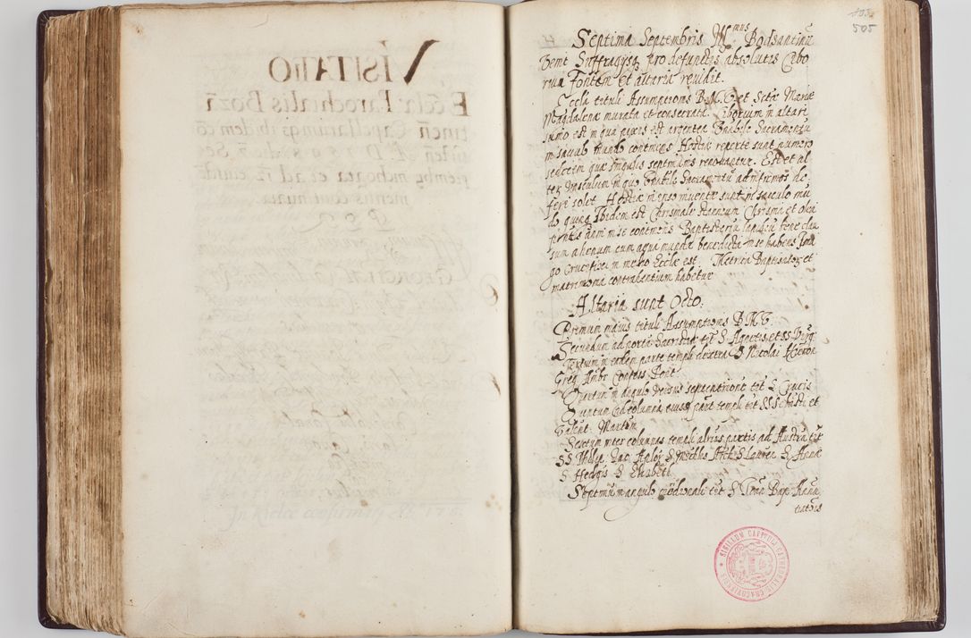 Zdjęcie nr 268 dla obiektu archiwalnego: Visitatio seconda Ecclesiae et Conventus Sacra tituli Corporis Christi Cracoviae in Cazimiria