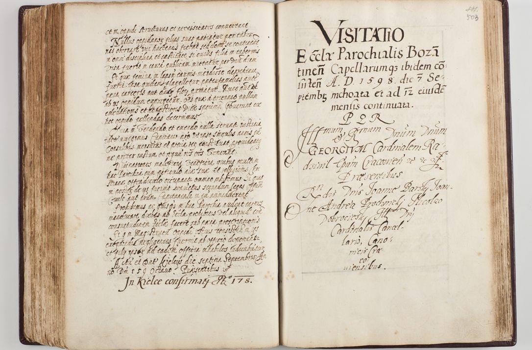 Zdjęcie nr 267 dla obiektu archiwalnego: Visitatio seconda Ecclesiae et Conventus Sacra tituli Corporis Christi Cracoviae in Cazimiria