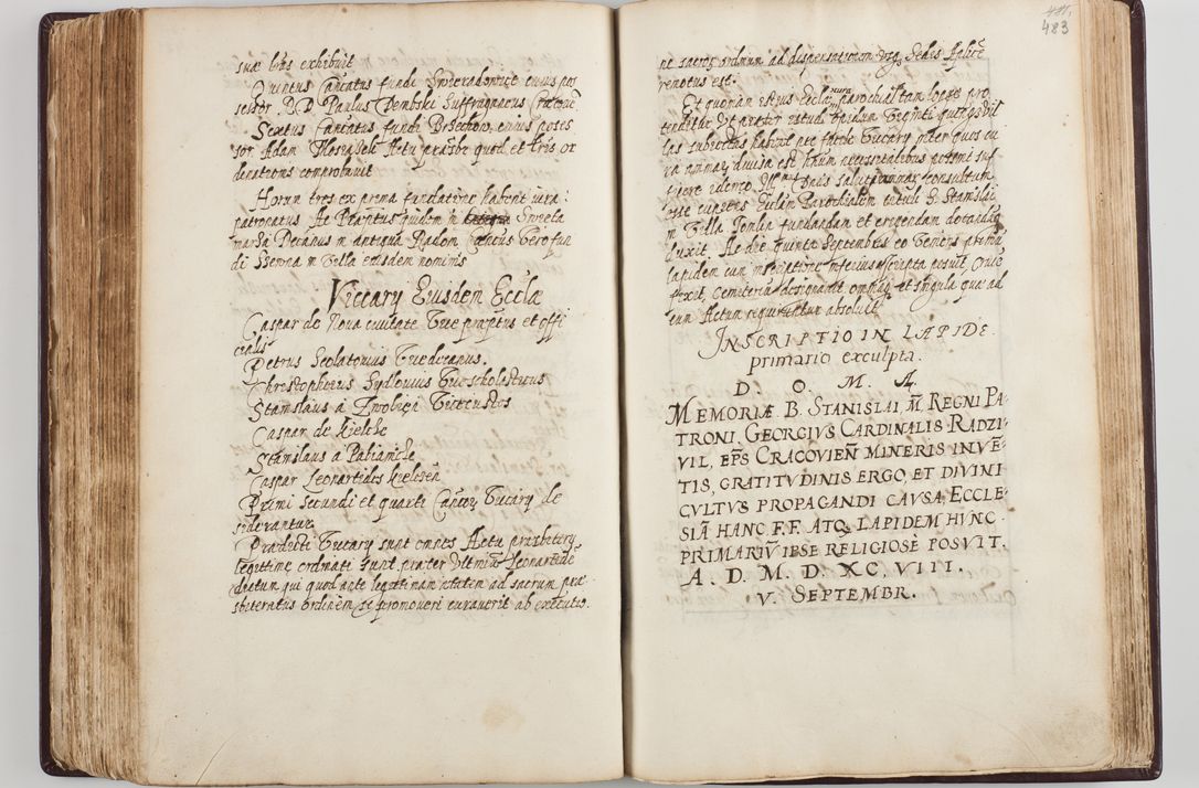 Zdjęcie nr 257 dla obiektu archiwalnego: Visitatio seconda Ecclesiae et Conventus Sacra tituli Corporis Christi Cracoviae in Cazimiria