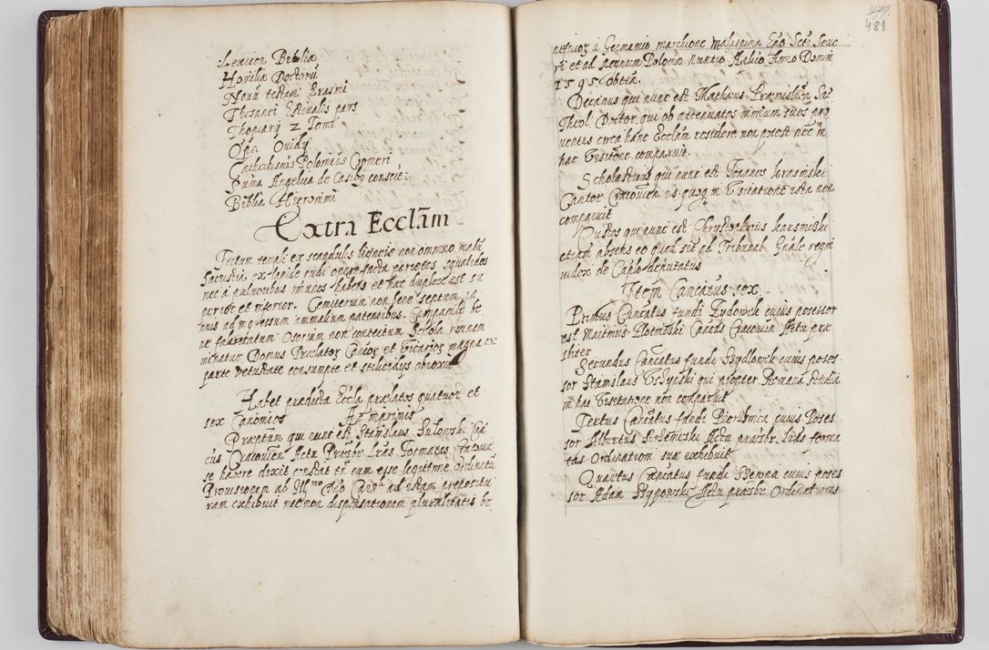 Zdjęcie nr 256 dla obiektu archiwalnego: Visitatio seconda Ecclesiae et Conventus Sacra tituli Corporis Christi Cracoviae in Cazimiria
