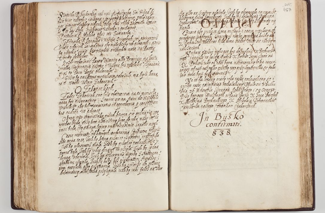 Zdjęcie nr 248 dla obiektu archiwalnego: Visitatio seconda Ecclesiae et Conventus Sacra tituli Corporis Christi Cracoviae in Cazimiria