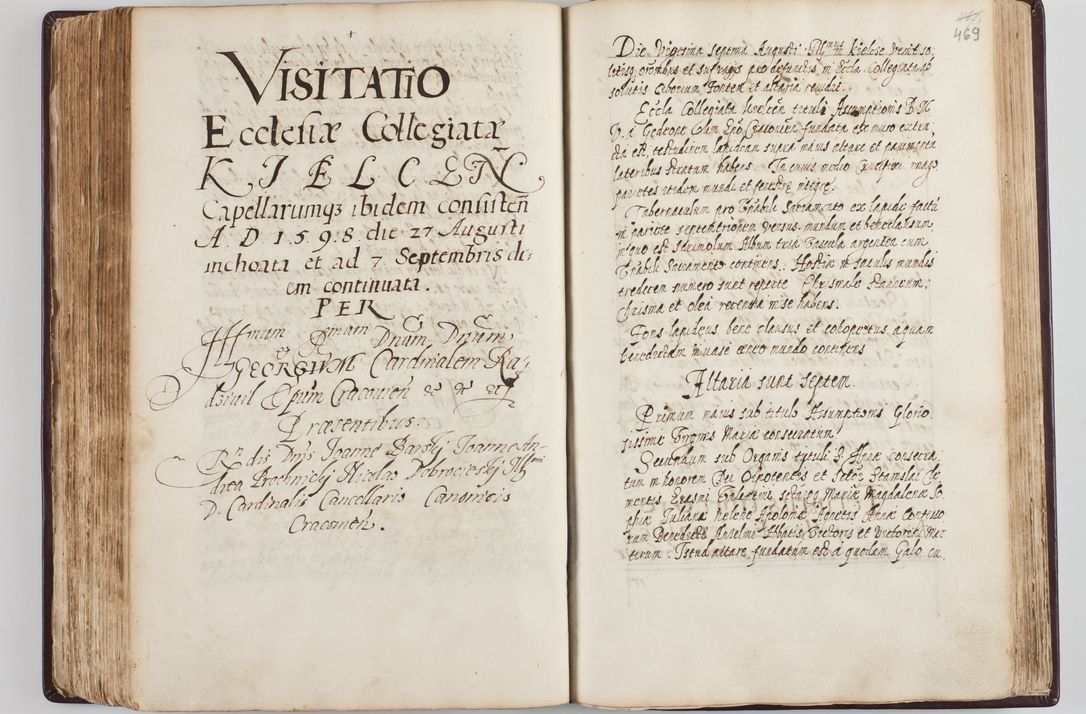 Zdjęcie nr 249 dla obiektu archiwalnego: Visitatio seconda Ecclesiae et Conventus Sacra tituli Corporis Christi Cracoviae in Cazimiria