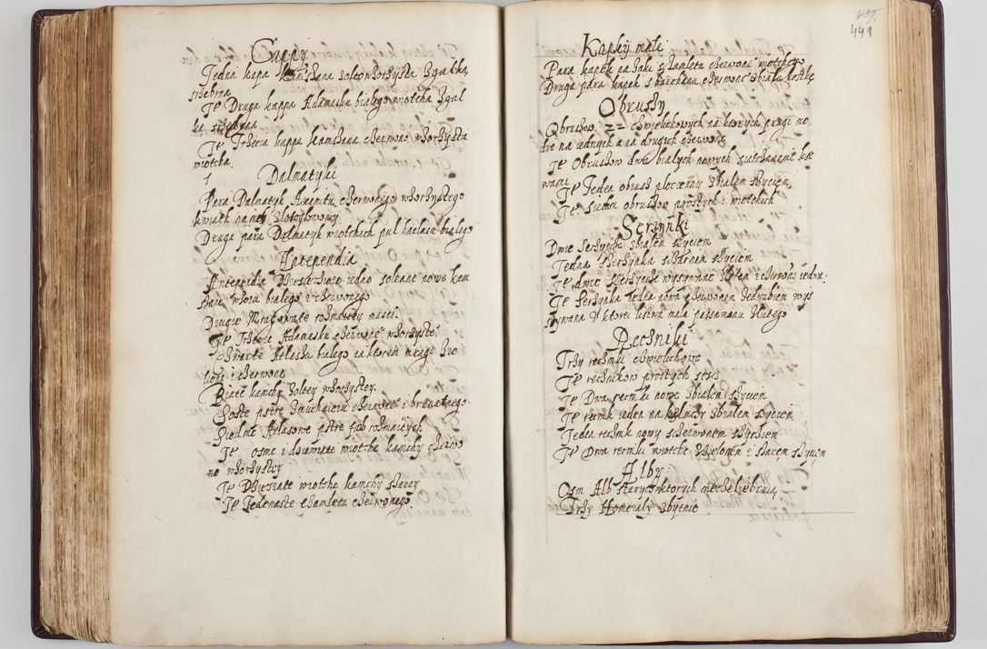 Zdjęcie nr 235 dla obiektu archiwalnego: Visitatio seconda Ecclesiae et Conventus Sacra tituli Corporis Christi Cracoviae in Cazimiria