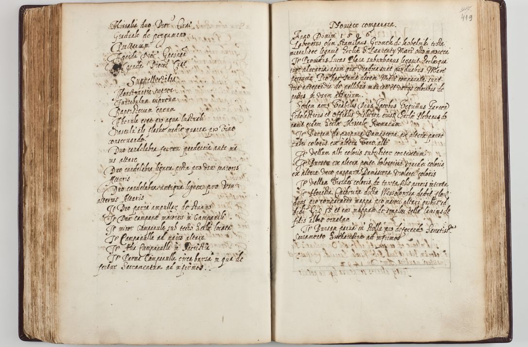 Zdjęcie nr 224 dla obiektu archiwalnego: Visitatio seconda Ecclesiae et Conventus Sacra tituli Corporis Christi Cracoviae in Cazimiria