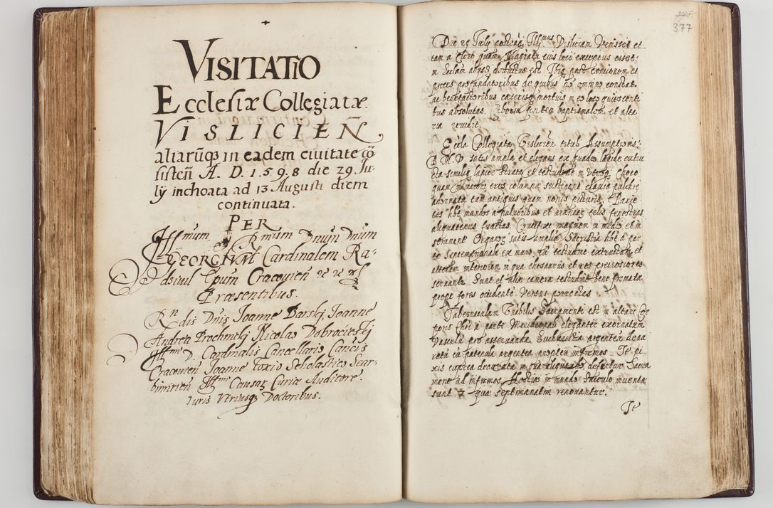 Zdjęcie nr 202 dla obiektu archiwalnego: Visitatio seconda Ecclesiae et Conventus Sacra tituli Corporis Christi Cracoviae in Cazimiria