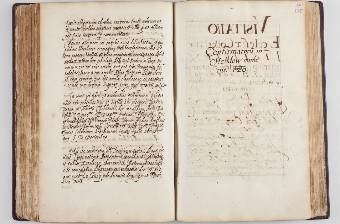 Zdjęcie nr 201 dla obiektu archiwalnego: Visitatio seconda Ecclesiae et Conventus Sacra tituli Corporis Christi Cracoviae in Cazimiria
