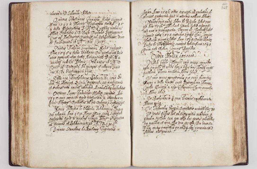 Zdjęcie nr 196 dla obiektu archiwalnego: Visitatio seconda Ecclesiae et Conventus Sacra tituli Corporis Christi Cracoviae in Cazimiria