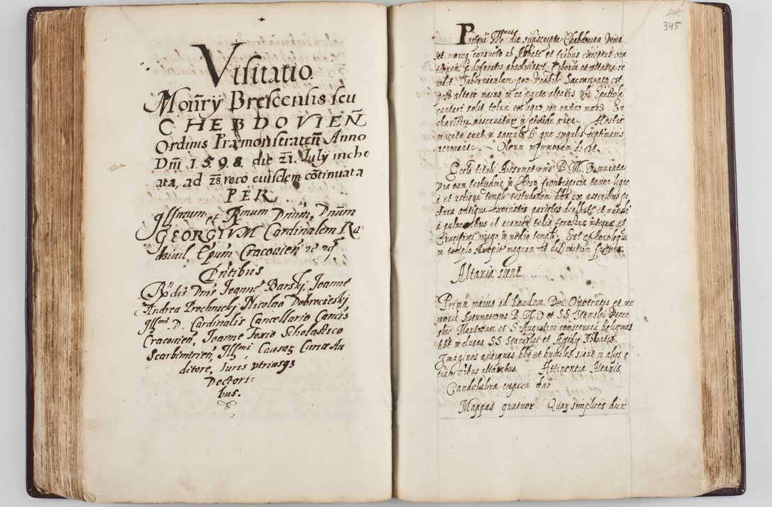 Zdjęcie nr 186 dla obiektu archiwalnego: Visitatio seconda Ecclesiae et Conventus Sacra tituli Corporis Christi Cracoviae in Cazimiria