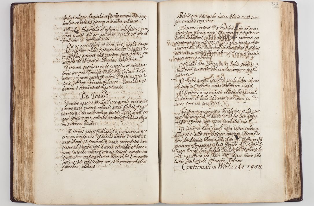 Zdjęcie nr 177 dla obiektu archiwalnego: Visitatio seconda Ecclesiae et Conventus Sacra tituli Corporis Christi Cracoviae in Cazimiria