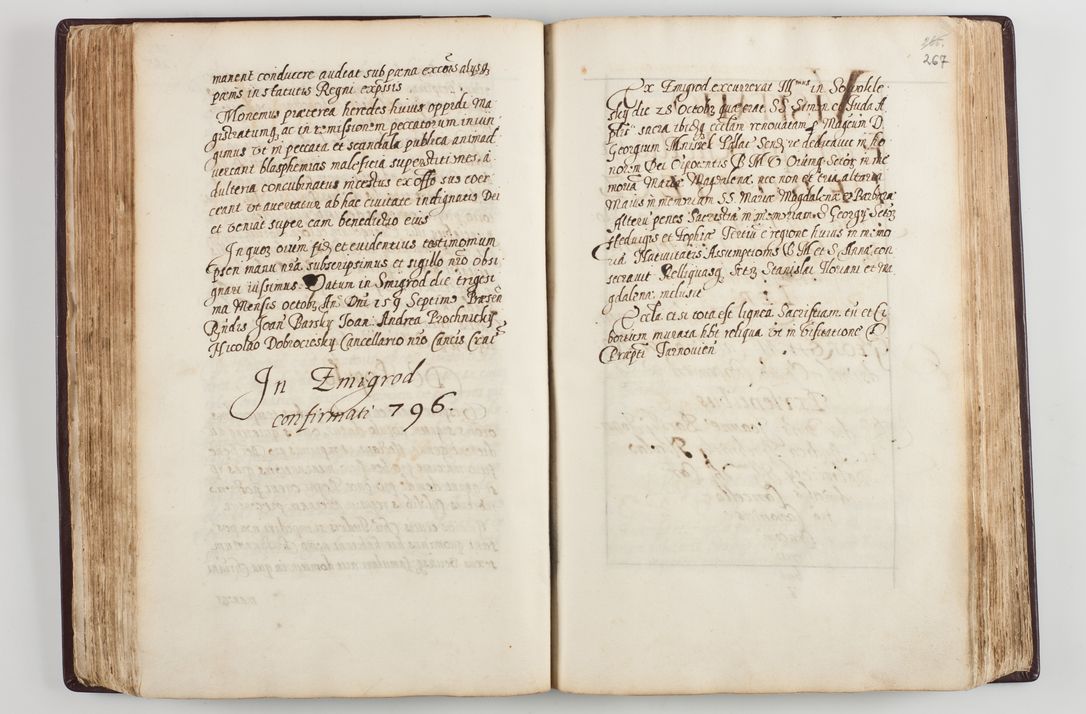 Zdjęcie nr 145 dla obiektu archiwalnego: Visitatio seconda Ecclesiae et Conventus Sacra tituli Corporis Christi Cracoviae in Cazimiria