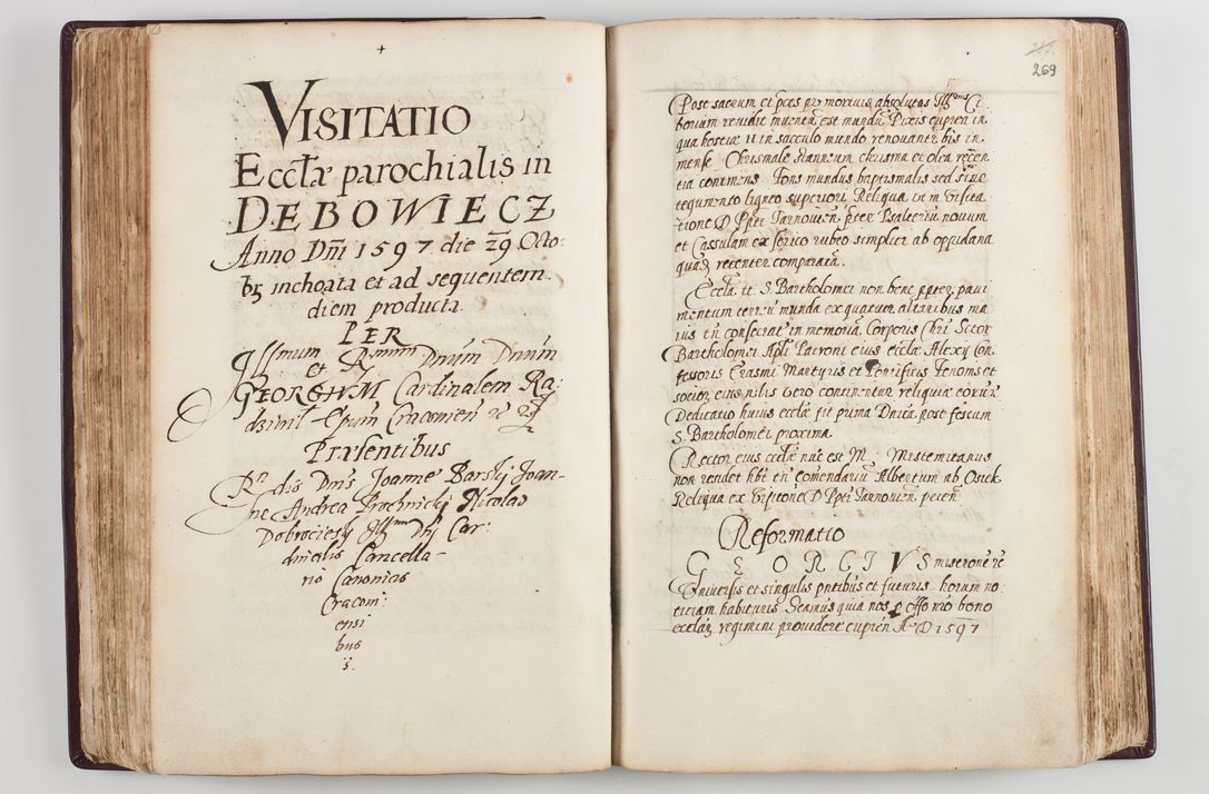 Zdjęcie nr 146 dla obiektu archiwalnego: Visitatio seconda Ecclesiae et Conventus Sacra tituli Corporis Christi Cracoviae in Cazimiria
