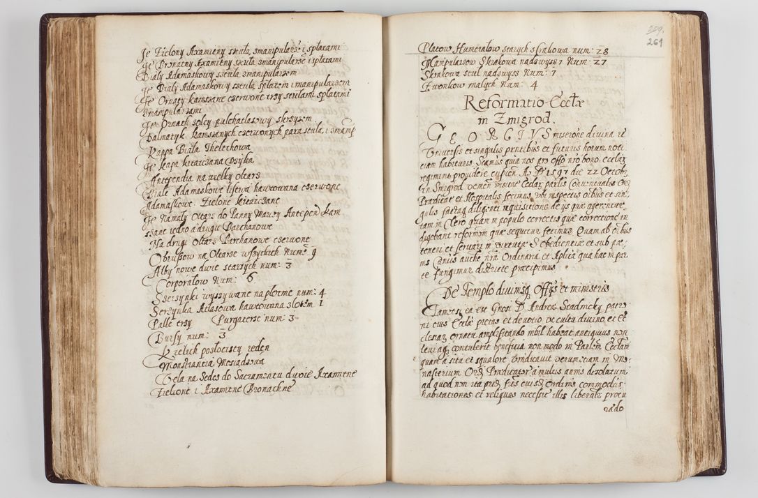 Zdjęcie nr 142 dla obiektu archiwalnego: Visitatio seconda Ecclesiae et Conventus Sacra tituli Corporis Christi Cracoviae in Cazimiria