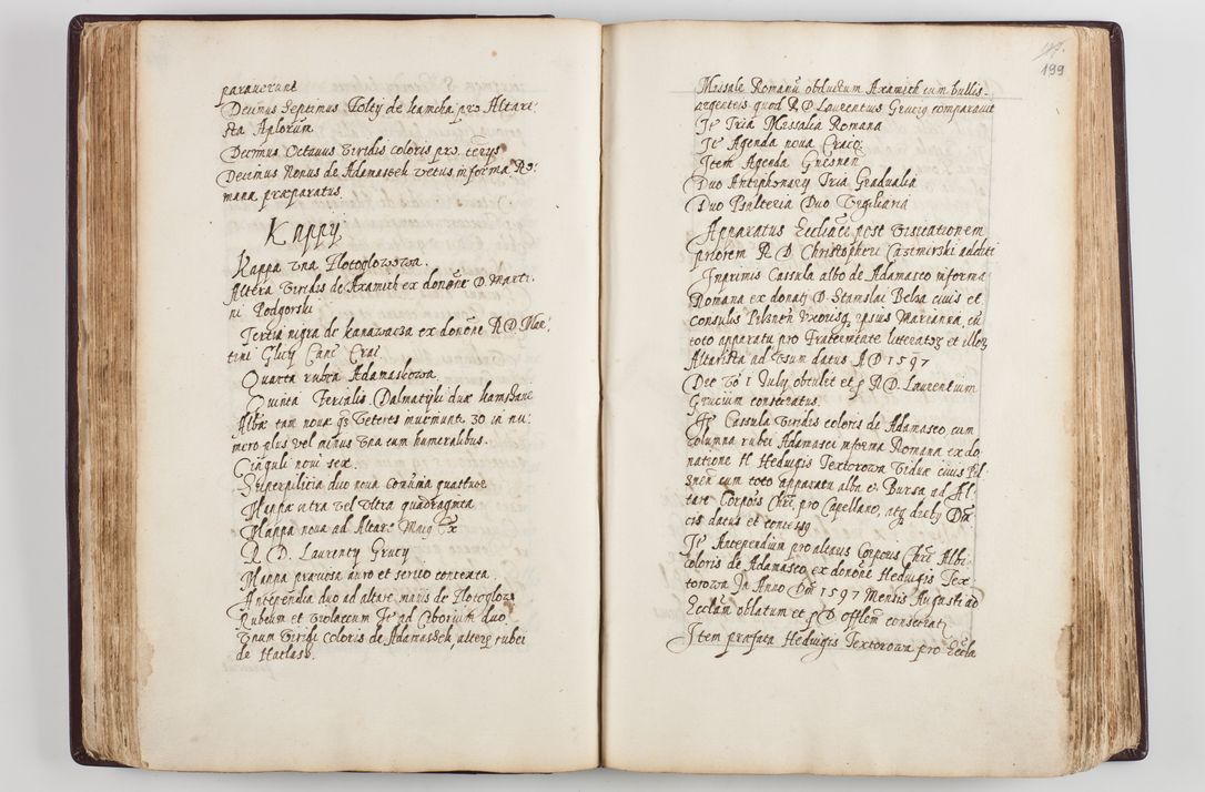 Zdjęcie nr 110 dla obiektu archiwalnego: Visitatio seconda Ecclesiae et Conventus Sacra tituli Corporis Christi Cracoviae in Cazimiria