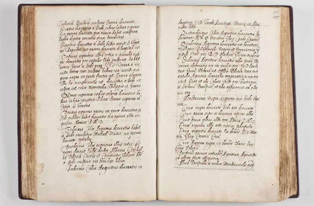 Zdjęcie nr 107 dla obiektu archiwalnego: Visitatio seconda Ecclesiae et Conventus Sacra tituli Corporis Christi Cracoviae in Cazimiria