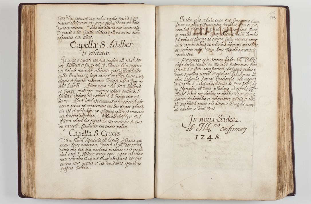 Zdjęcie nr 96 dla obiektu archiwalnego: Visitatio seconda Ecclesiae et Conventus Sacra tituli Corporis Christi Cracoviae in Cazimiria