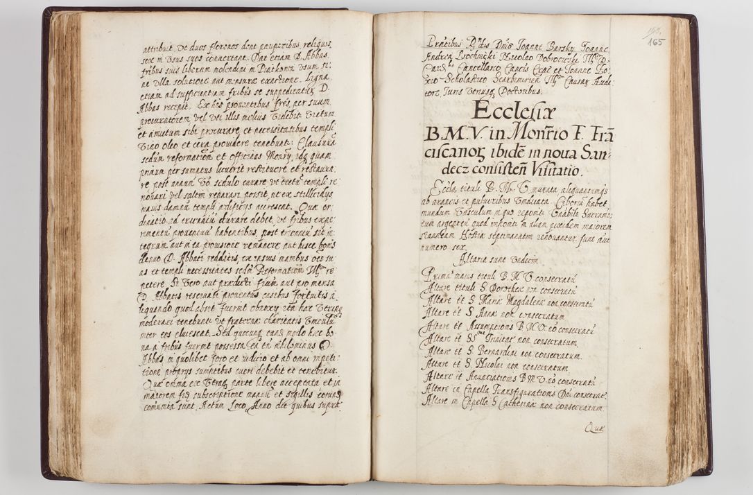 Zdjęcie nr 92 dla obiektu archiwalnego: Visitatio seconda Ecclesiae et Conventus Sacra tituli Corporis Christi Cracoviae in Cazimiria