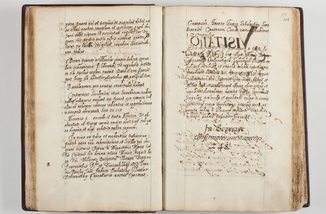 Zdjęcie nr 60 dla obiektu archiwalnego: Visitatio seconda Ecclesiae et Conventus Sacra tituli Corporis Christi Cracoviae in Cazimiria