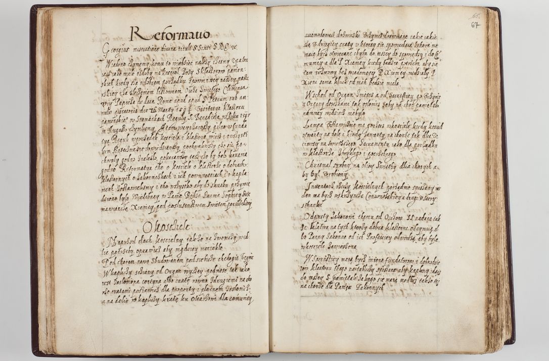Zdjęcie nr 42 dla obiektu archiwalnego: Visitatio seconda Ecclesiae et Conventus Sacra tituli Corporis Christi Cracoviae in Cazimiria