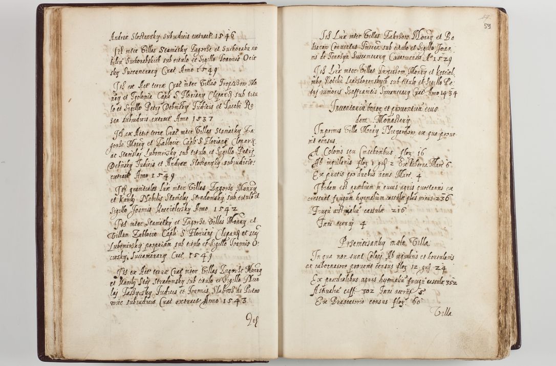 Zdjęcie nr 37 dla obiektu archiwalnego: Visitatio seconda Ecclesiae et Conventus Sacra tituli Corporis Christi Cracoviae in Cazimiria