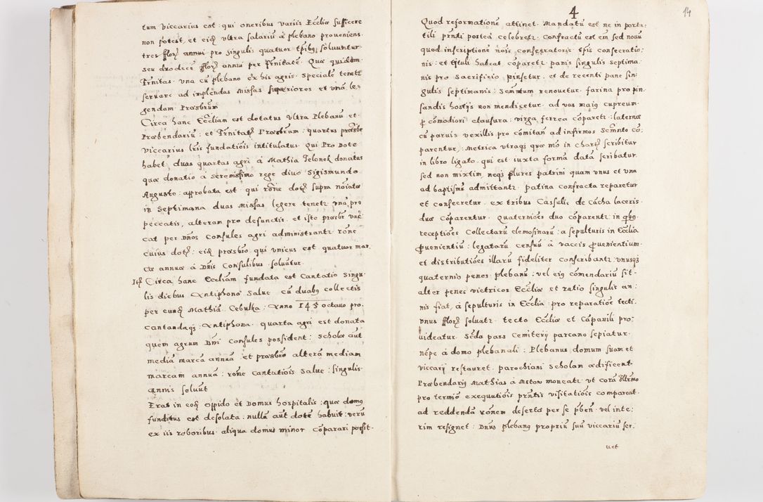 Zdjęcie nr 17 dla obiektu archiwalnego: Acta visitationis exterioris decanatuum Skalnensis, Wolbromensis, Leloviensis, Bytomiensis et Plesnensis ad Archid. Crac. pertinentium per R. D. Christoph. Kazimirski, Ep. Kijov Praep. Tarnov. a. D. 1598 factae.