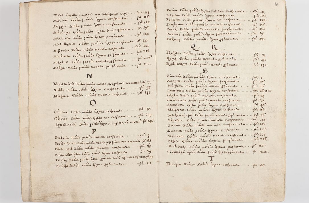 Zdjęcie nr 13 dla obiektu archiwalnego: Acta visitationis exterioris decanatuum Skalnensis, Wolbromensis, Leloviensis, Bytomiensis et Plesnensis ad Archid. Crac. pertinentium per R. D. Christoph. Kazimirski, Ep. Kijov Praep. Tarnov. a. D. 1598 factae.