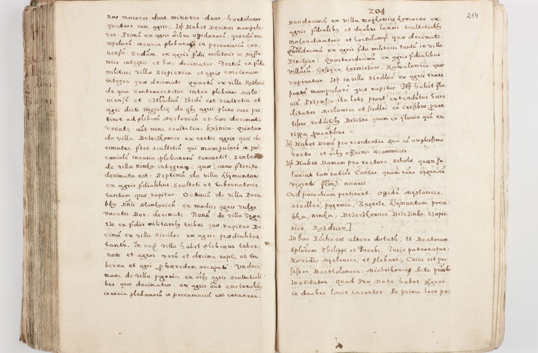 Zdjęcie nr 219 dla obiektu archiwalnego: Acta visitationis exterioris decanatuum Skalnensis, Wolbromensis, Leloviensis, Bytomiensis et Plesnensis ad Archid. Crac. pertinentium per R. D. Christoph. Kazimirski, Ep. Kijov Praep. Tarnov. a. D. 1598 factae.