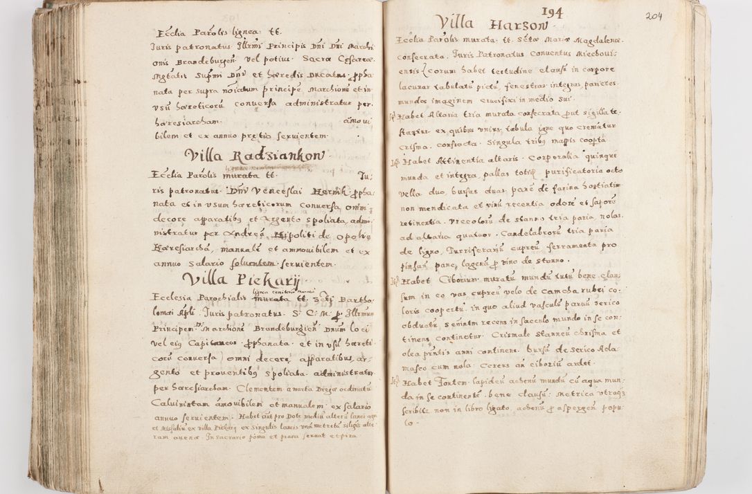 Zdjęcie nr 209 dla obiektu archiwalnego: Acta visitationis exterioris decanatuum Skalnensis, Wolbromensis, Leloviensis, Bytomiensis et Plesnensis ad Archid. Crac. pertinentium per R. D. Christoph. Kazimirski, Ep. Kijov Praep. Tarnov. a. D. 1598 factae.