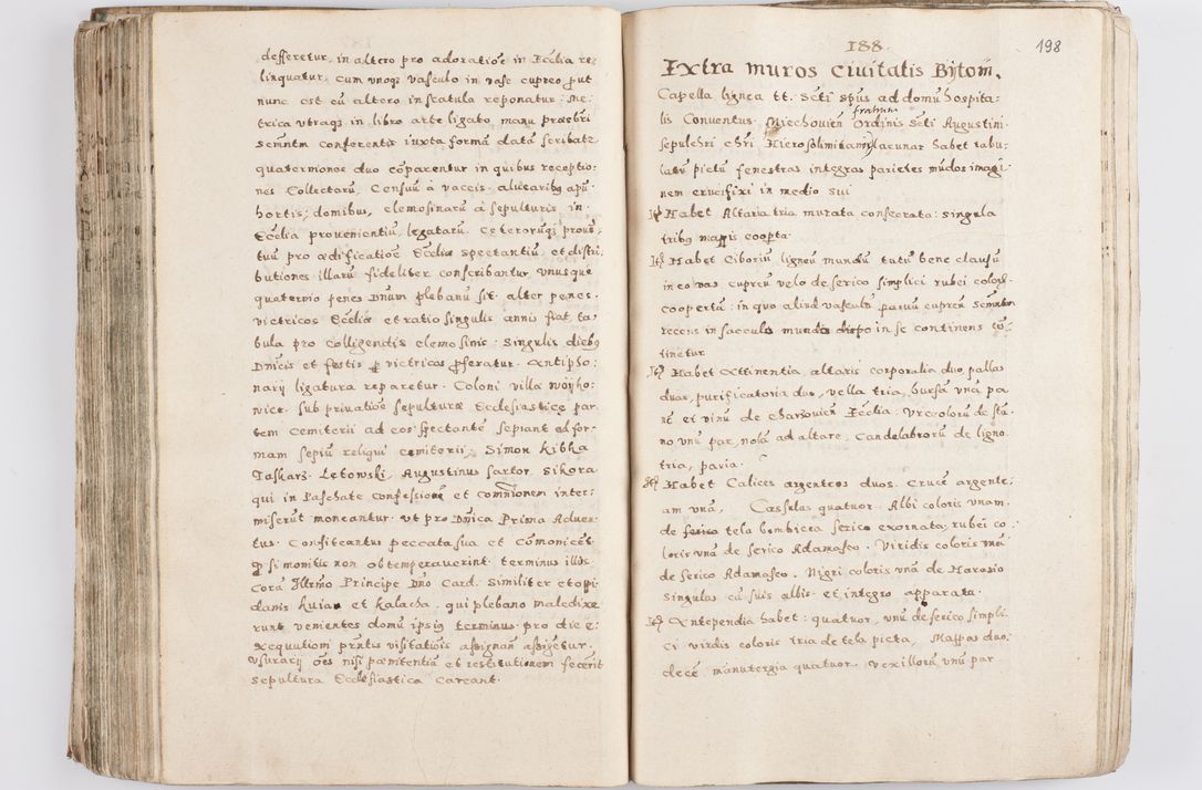 Zdjęcie nr 203 dla obiektu archiwalnego: Acta visitationis exterioris decanatuum Skalnensis, Wolbromensis, Leloviensis, Bytomiensis et Plesnensis ad Archid. Crac. pertinentium per R. D. Christoph. Kazimirski, Ep. Kijov Praep. Tarnov. a. D. 1598 factae.