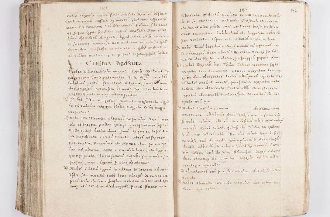 Zdjęcie nr 197 dla obiektu archiwalnego: Acta visitationis exterioris decanatuum Skalnensis, Wolbromensis, Leloviensis, Bytomiensis et Plesnensis ad Archid. Crac. pertinentium per R. D. Christoph. Kazimirski, Ep. Kijov Praep. Tarnov. a. D. 1598 factae.