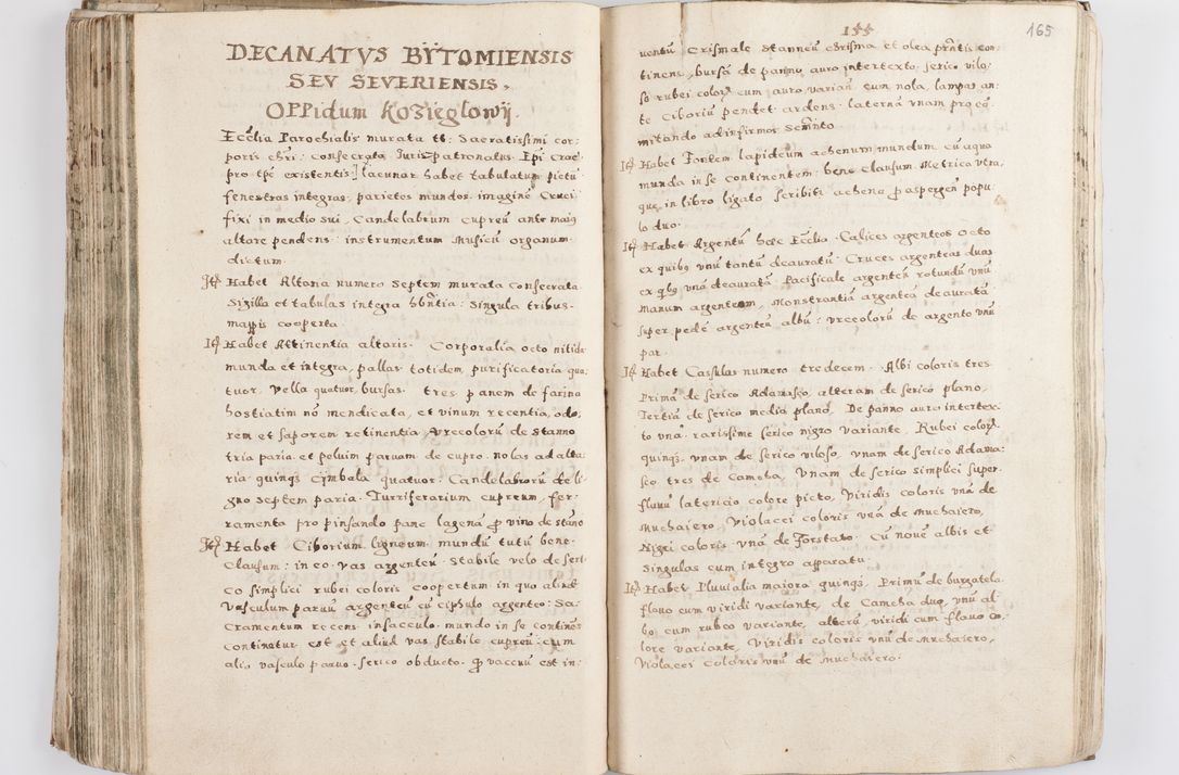 Zdjęcie nr 170 dla obiektu archiwalnego: Acta visitationis exterioris decanatuum Skalnensis, Wolbromensis, Leloviensis, Bytomiensis et Plesnensis ad Archid. Crac. pertinentium per R. D. Christoph. Kazimirski, Ep. Kijov Praep. Tarnov. a. D. 1598 factae.