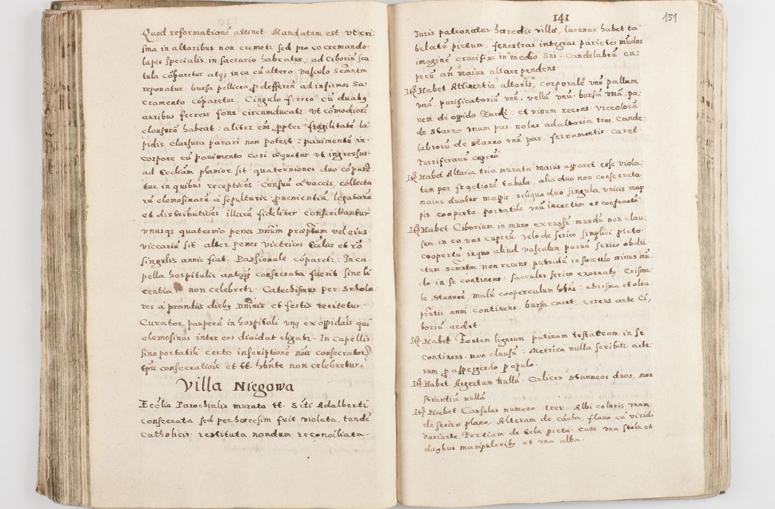 Zdjęcie nr 156 dla obiektu archiwalnego: Acta visitationis exterioris decanatuum Skalnensis, Wolbromensis, Leloviensis, Bytomiensis et Plesnensis ad Archid. Crac. pertinentium per R. D. Christoph. Kazimirski, Ep. Kijov Praep. Tarnov. a. D. 1598 factae.