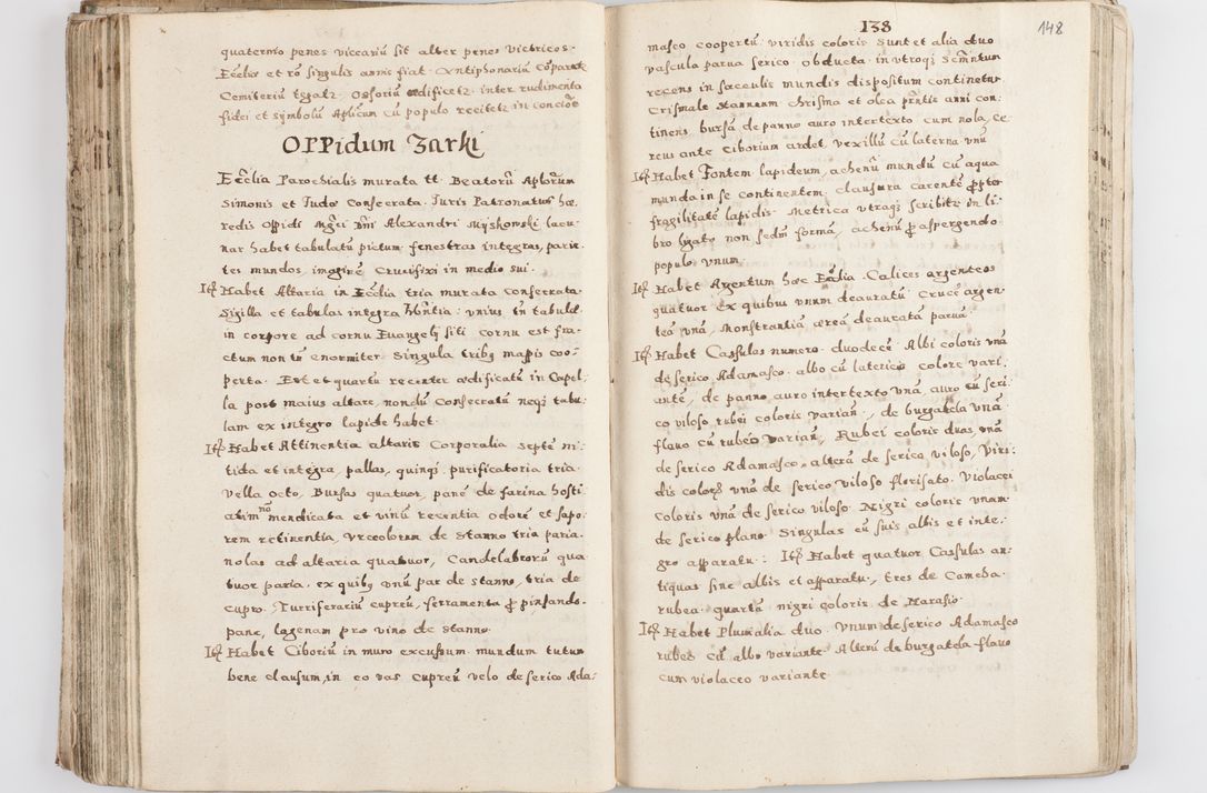 Zdjęcie nr 153 dla obiektu archiwalnego: Acta visitationis exterioris decanatuum Skalnensis, Wolbromensis, Leloviensis, Bytomiensis et Plesnensis ad Archid. Crac. pertinentium per R. D. Christoph. Kazimirski, Ep. Kijov Praep. Tarnov. a. D. 1598 factae.