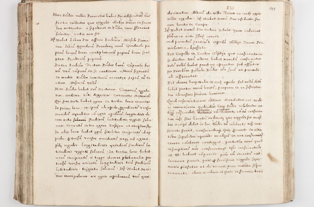 Zdjęcie nr 146 dla obiektu archiwalnego: Acta visitationis exterioris decanatuum Skalnensis, Wolbromensis, Leloviensis, Bytomiensis et Plesnensis ad Archid. Crac. pertinentium per R. D. Christoph. Kazimirski, Ep. Kijov Praep. Tarnov. a. D. 1598 factae.
